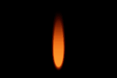 Animated Candle Flame
