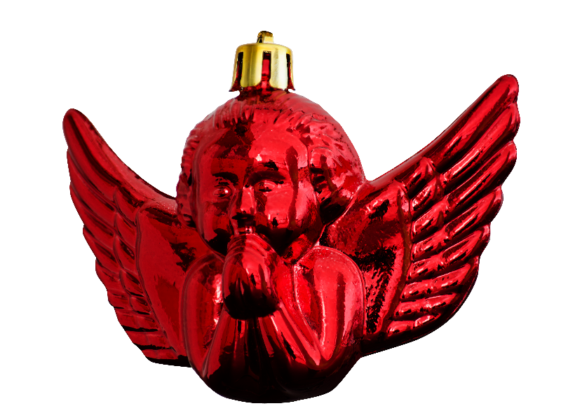 Christmas Ornament Angel PNG Free