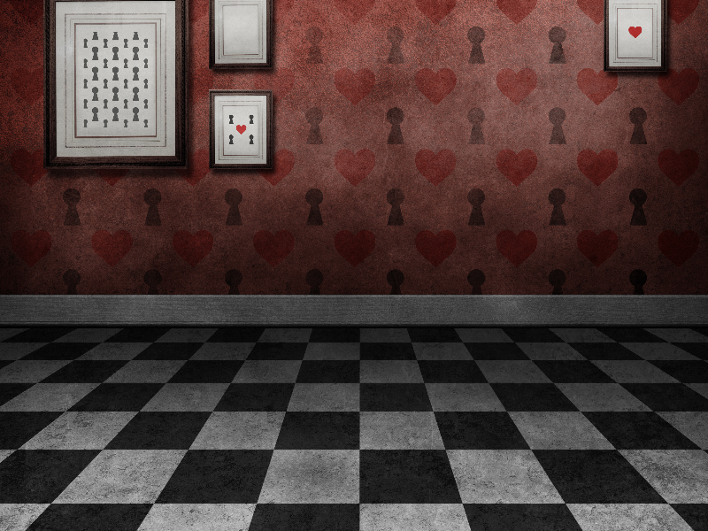 Alice In Wonderland Room Background