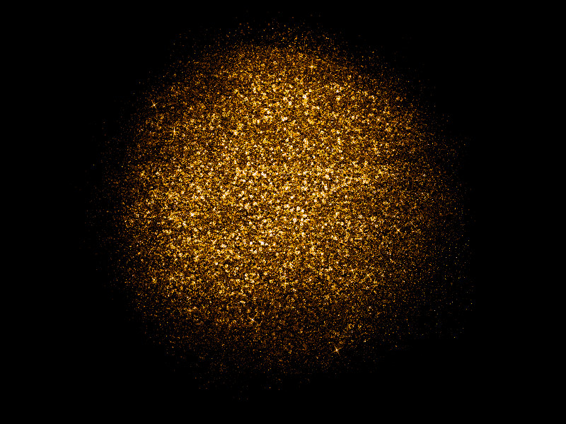 Animated Golden Glitter Gif Texture Overlay (Bokeh-And-Light