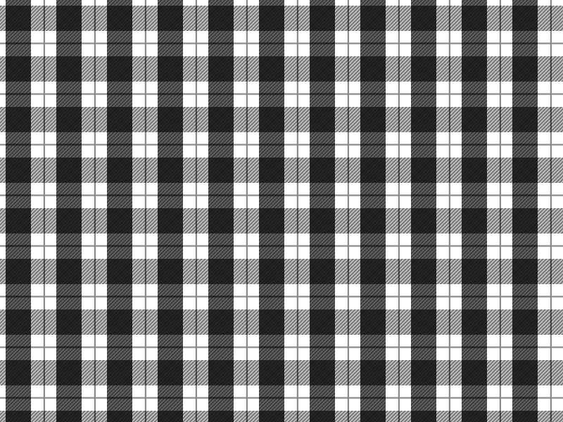 Black And White Plaid Pattern For Photoshop