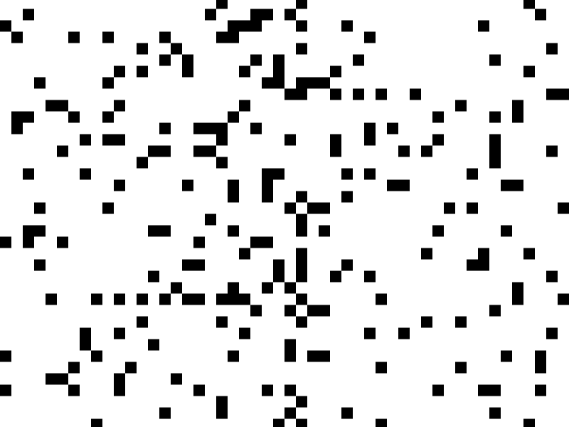 Black White Pixel Art Texture Seamless Free (Abstract) | Textures for