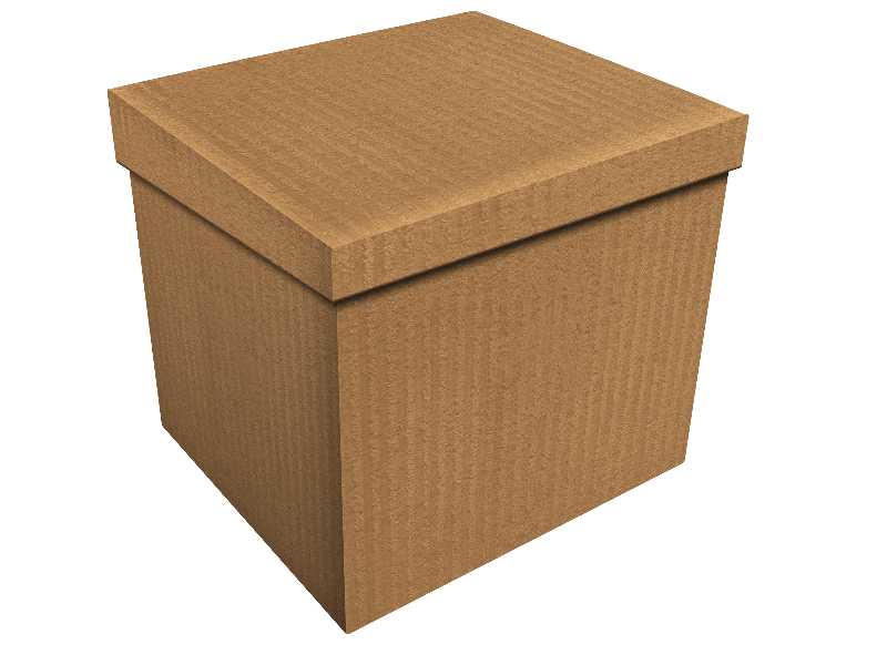 Cardboard Carton Box PNG