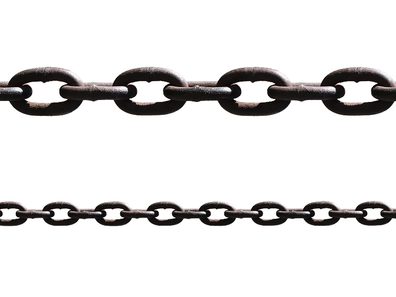 Metal Chain PNG Seamless and Free (Isolated-Objects) | Textures for