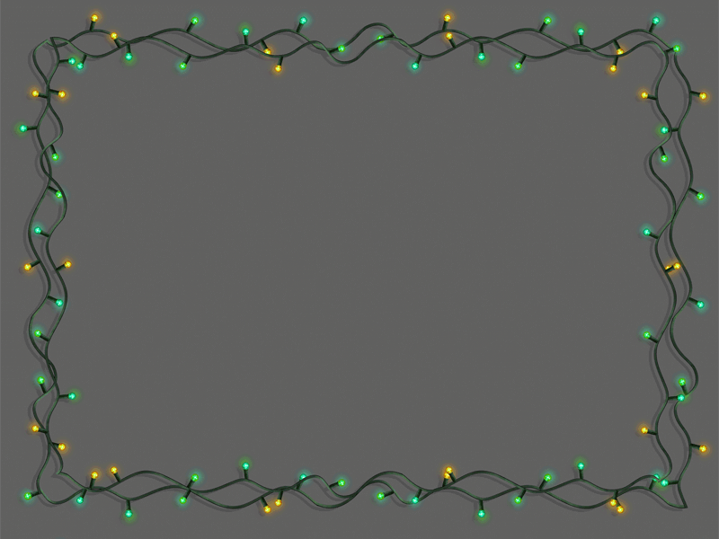 Christmas Lights Animated GIF