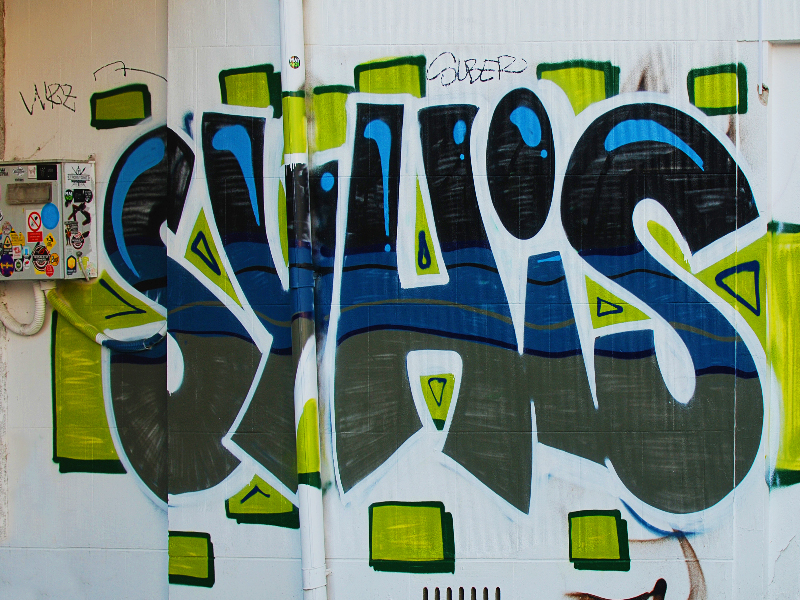 City Graffiti Art Background High Res