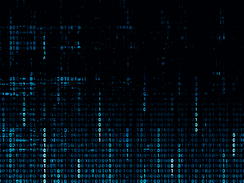 Computer Screen Code Glitch Animation GIF Background Free Abstract 