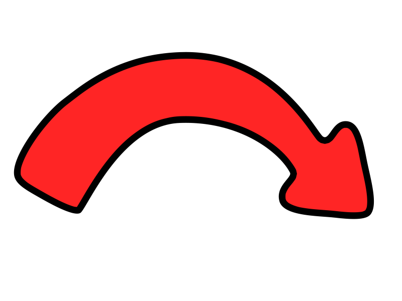 Curved Arrow PNG