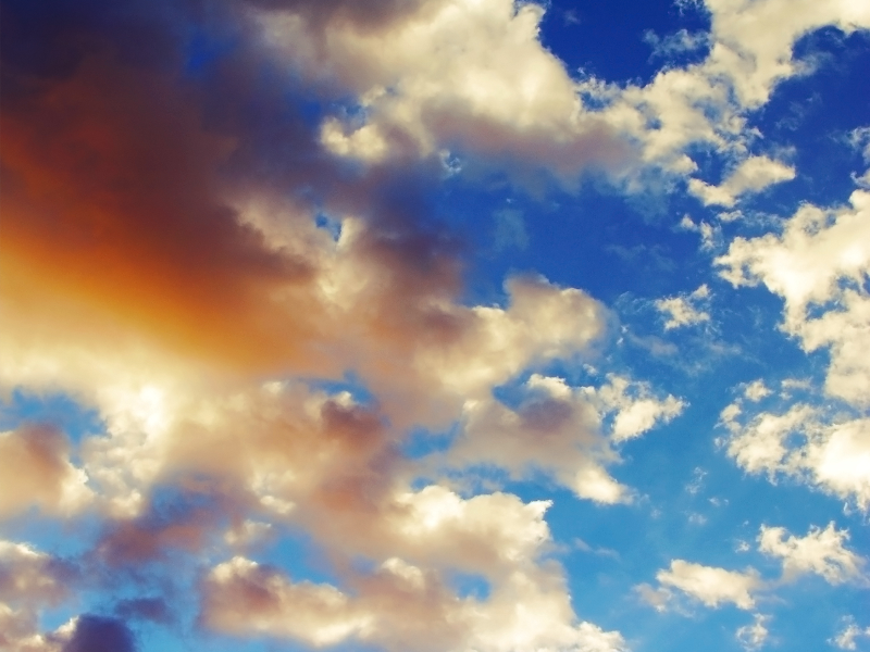 Dramatic HDR Sky And Clouds Background Texture