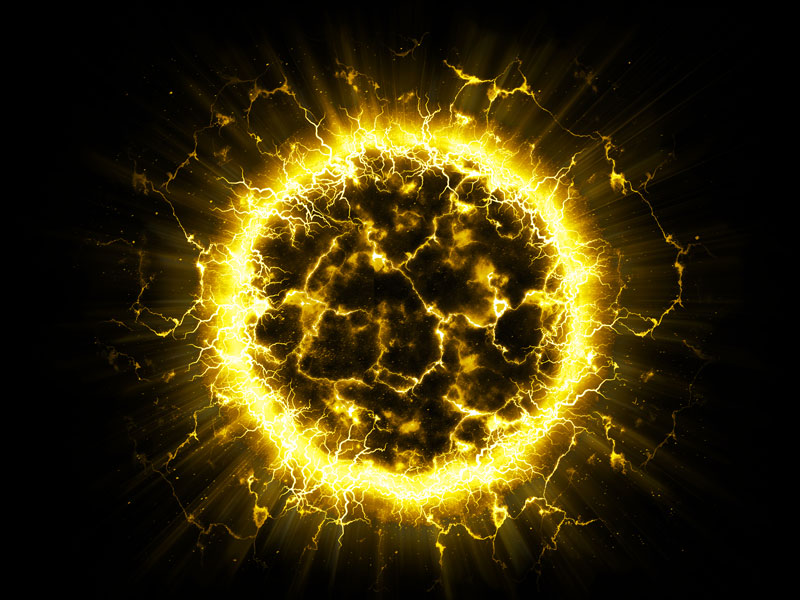 Energy Plasma Ball Blast Texture Overlay Free