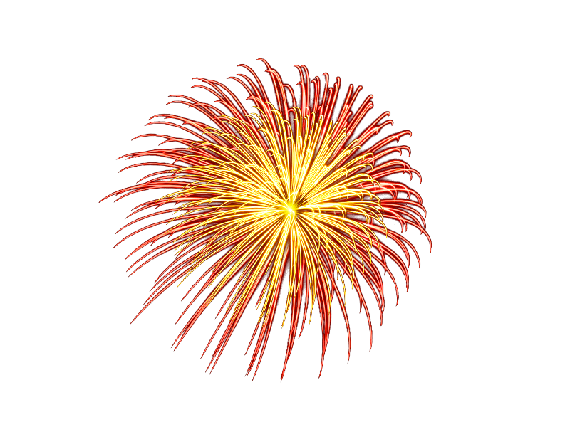 Fireworks Png With Transparent Background Isolated Objects Textures