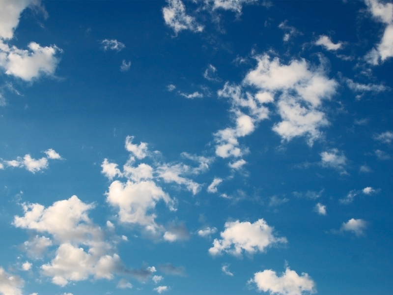 Fluffy Clouds Free Sky Texture