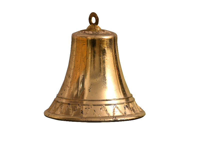 Golden Bell PNG Image