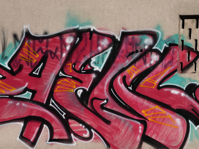 High Res Graffiti Wall Texture