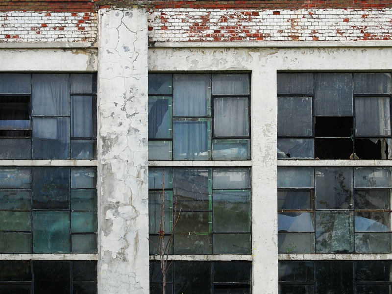 Industrial Old Building Facade Texture