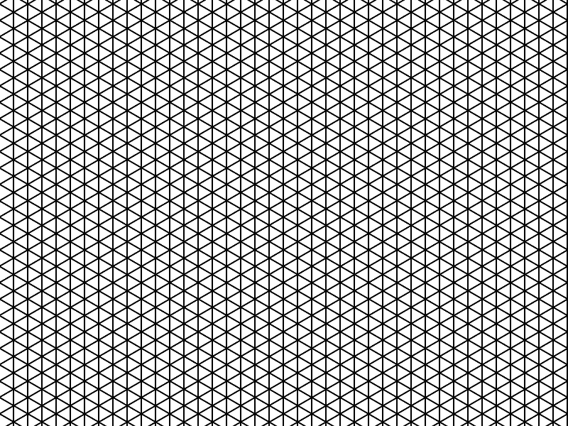 Isometric Grid Lines Pattern