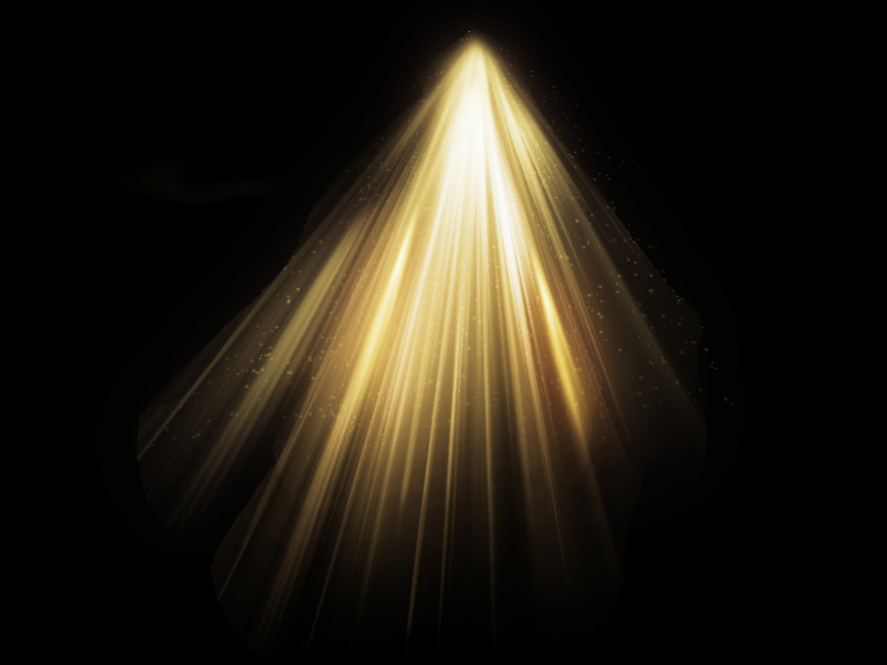 Light Beam Photoshop Overlay Texture with Rays of Light (Bokeh-And-Light) | Textures for