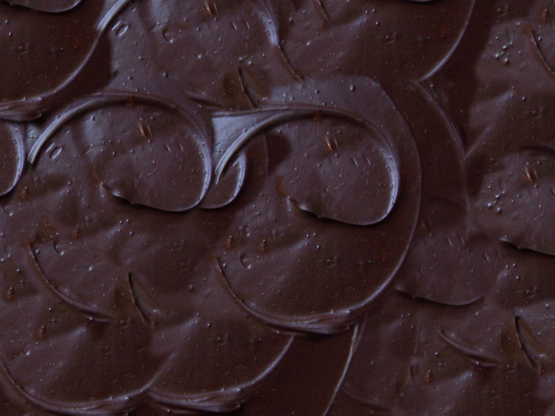 Melted Dark Chocolate Texture