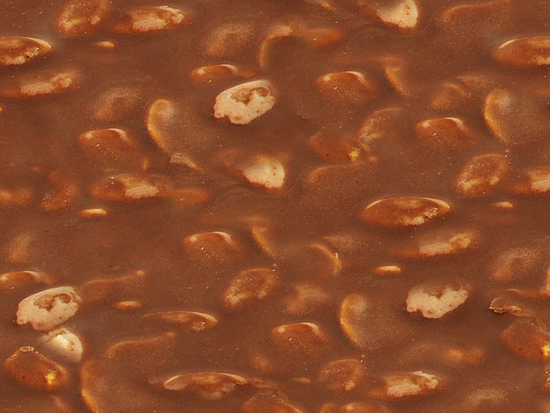 Milk Chocolate With Peanuts Texture Free