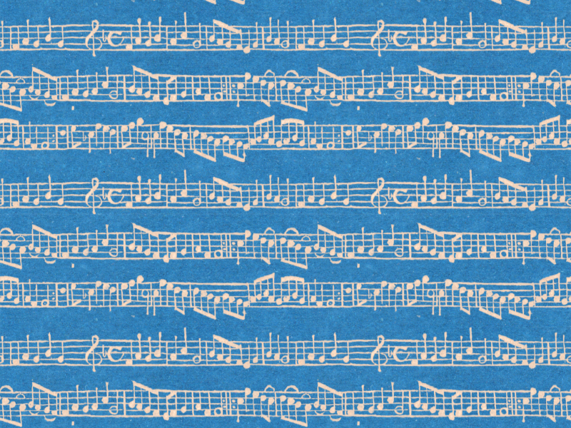 Music Note Texture Seamless text effect