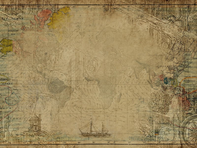Vintage Old Map Texture Free Background
