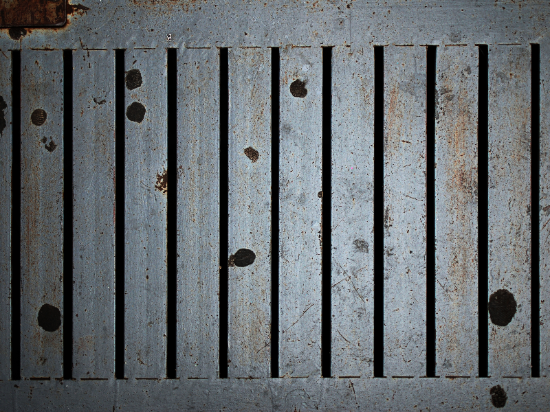 Old Rusty Metal Grill Floor Texture Free