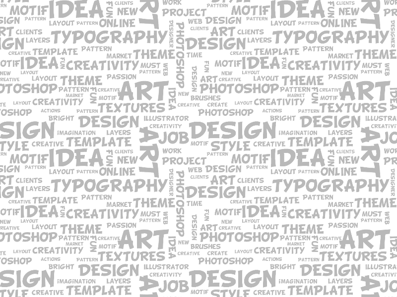 Repeating Text Pattern For Photoshop text effect
