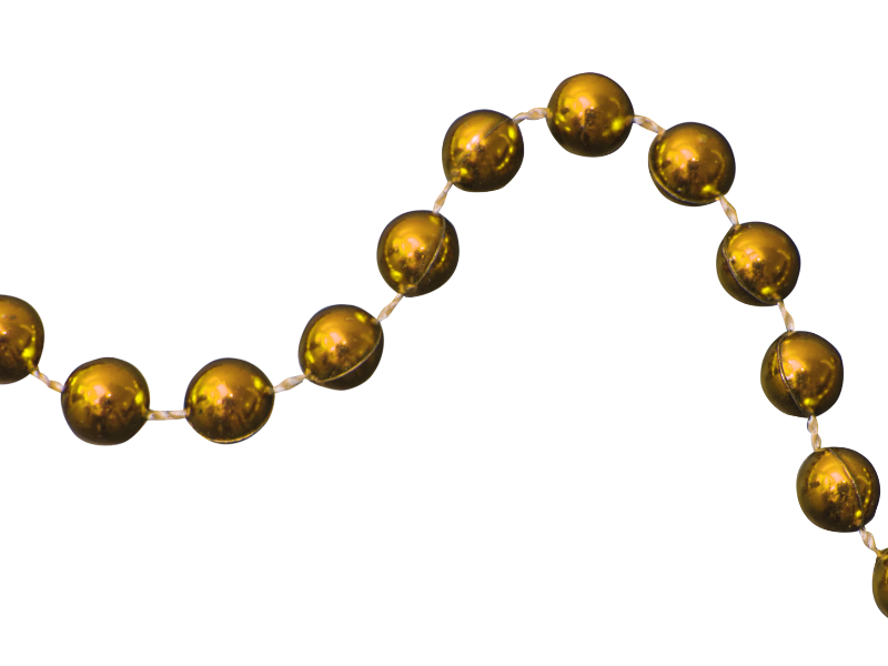 Seamless Gold Garland PNG