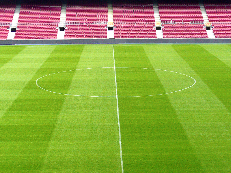 Soccer Field Stock Image