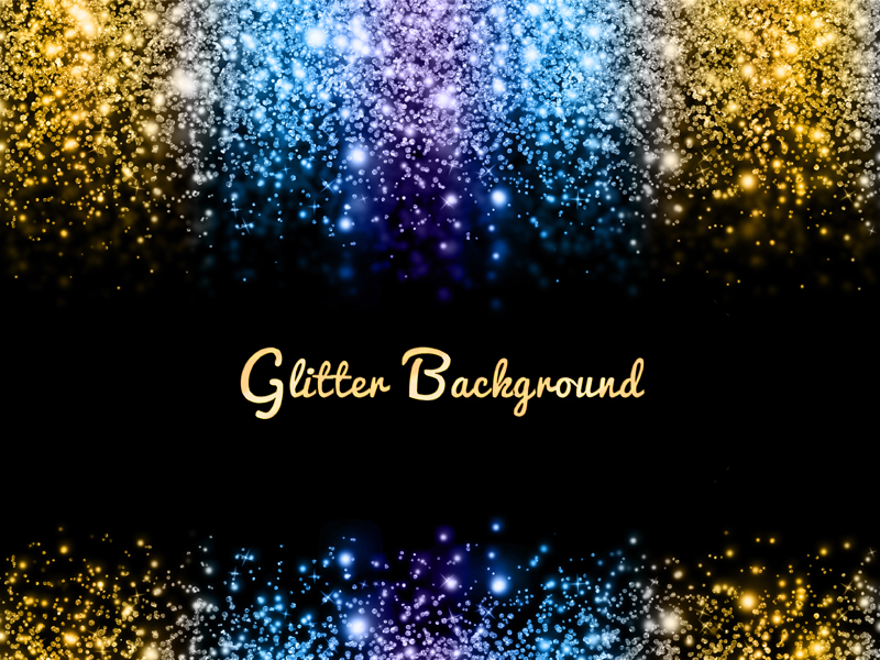 Sparkle Light Frame Photoshop Overlay Background