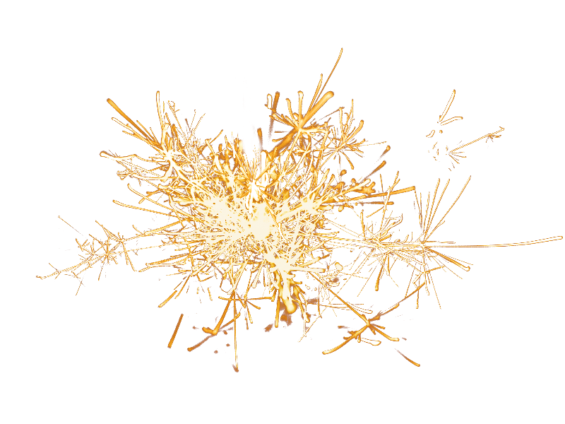 Sparklers Fireworks PNG Overlay