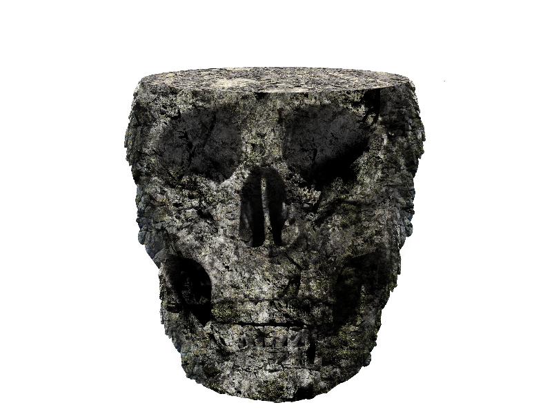 Stone Skull Island PNG Free text effect