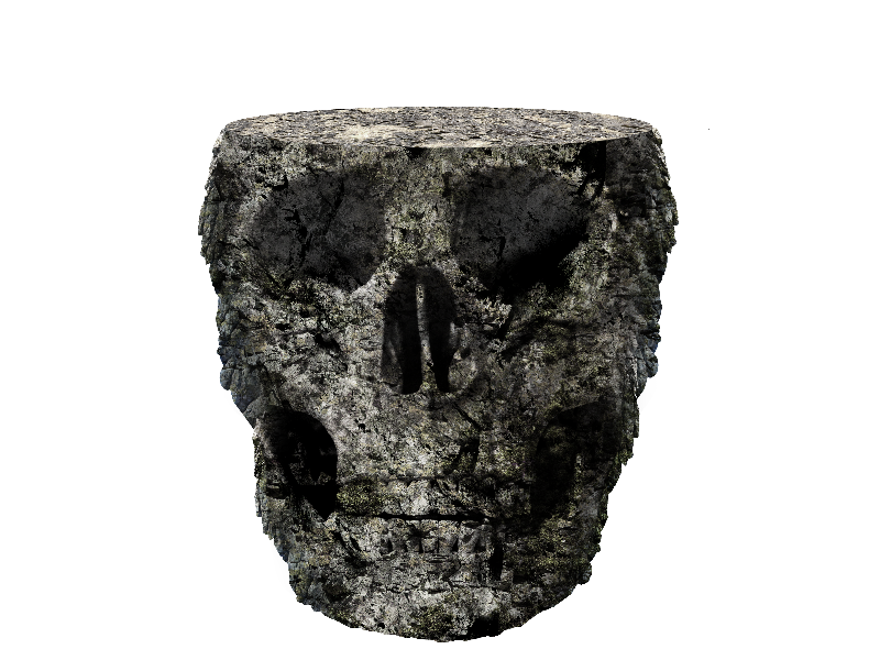 Stone Skull Island PNG Free