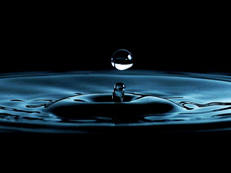 Water Drop Ripple Image