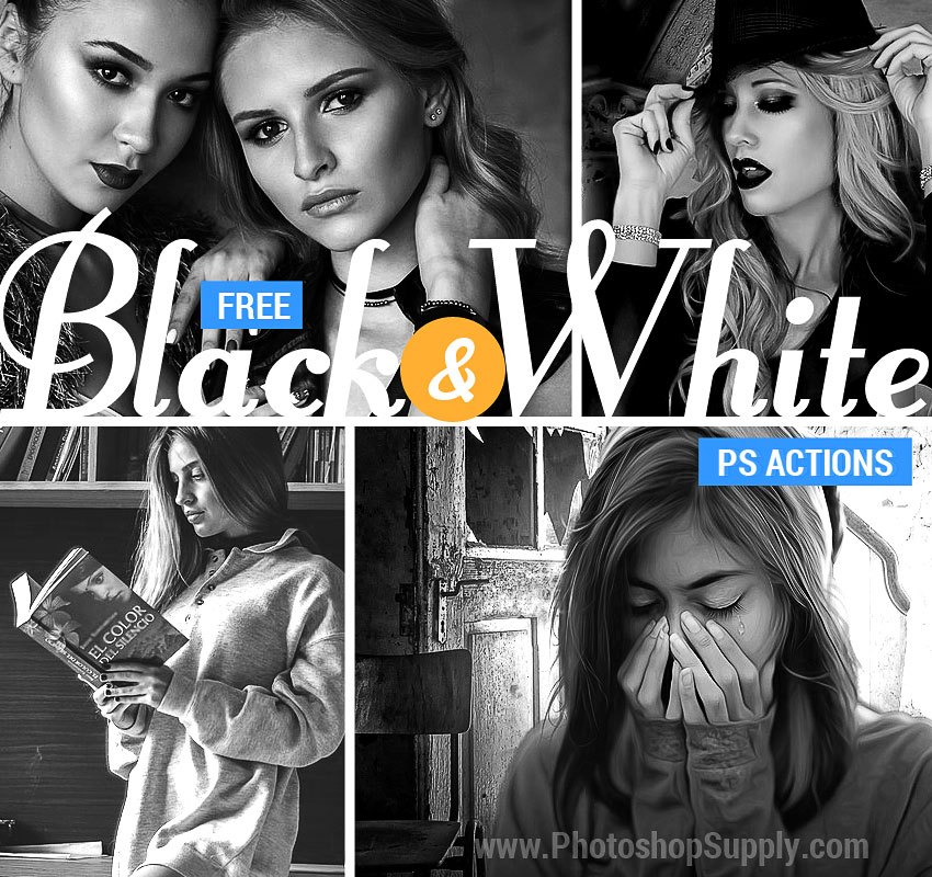 Black And White Photoshop Actions