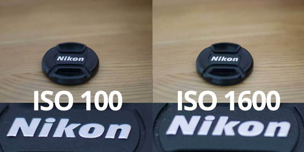 iso example program mode 100 vs 1600