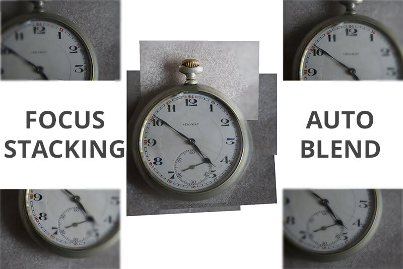 focus stacking auto blending