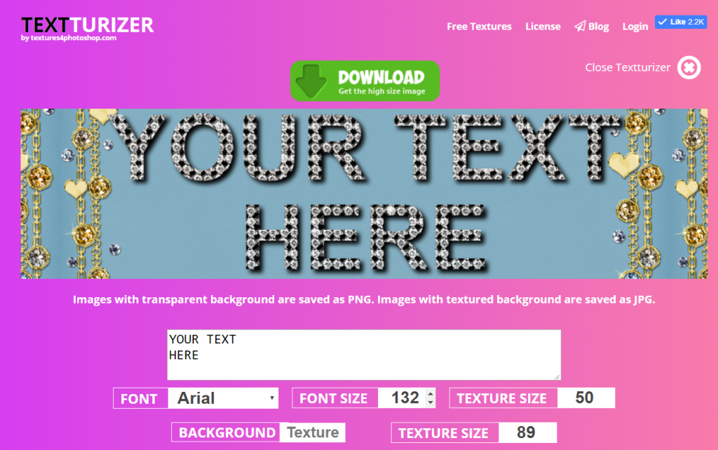 textturizer free online text generator