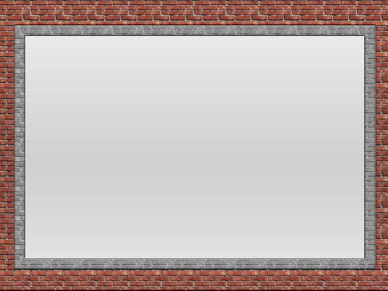 Brick Frame For Photo Free Template