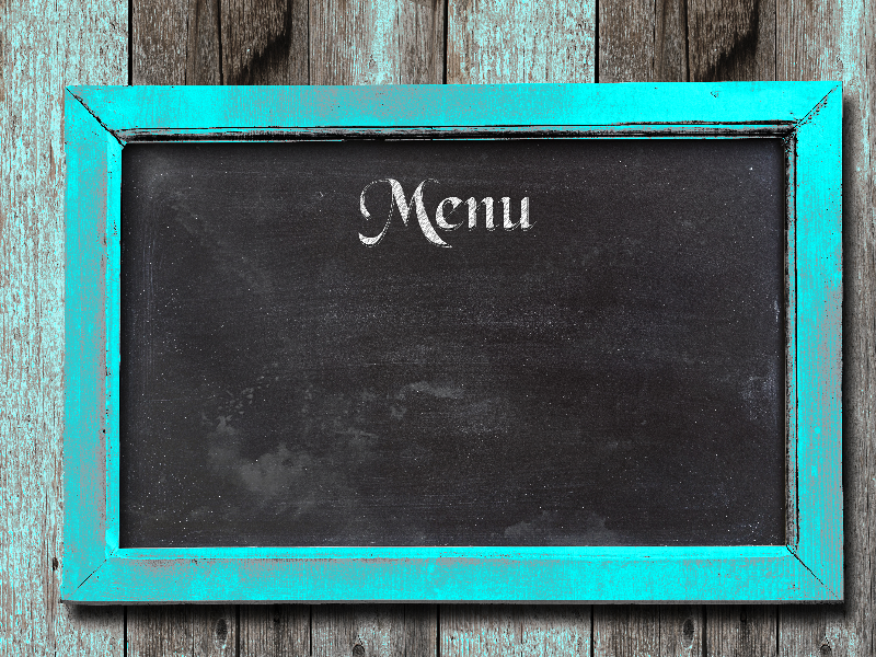 Chalkboard Menu Background For Restaurants (Decor-And-Ornaments) | Textures  for Photoshop