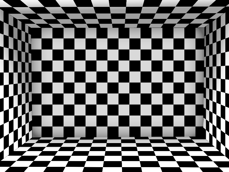 Checkered Pattern Room Background for Photoshop