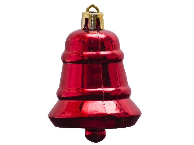 Christmas Ornament Bell PNG Free