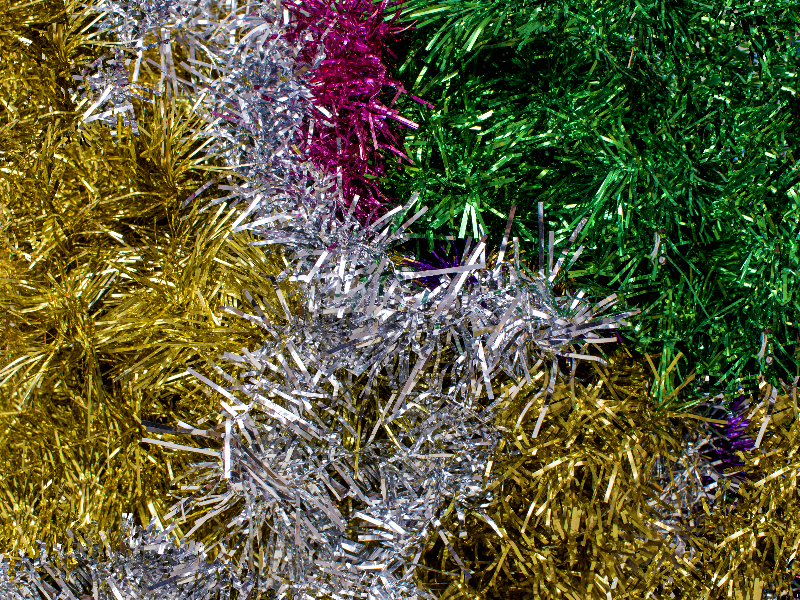 Christmas Tinsel Texture Free