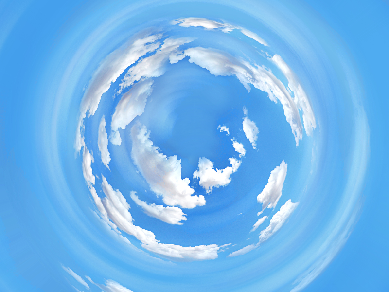 Circular Clouds Sky Texture