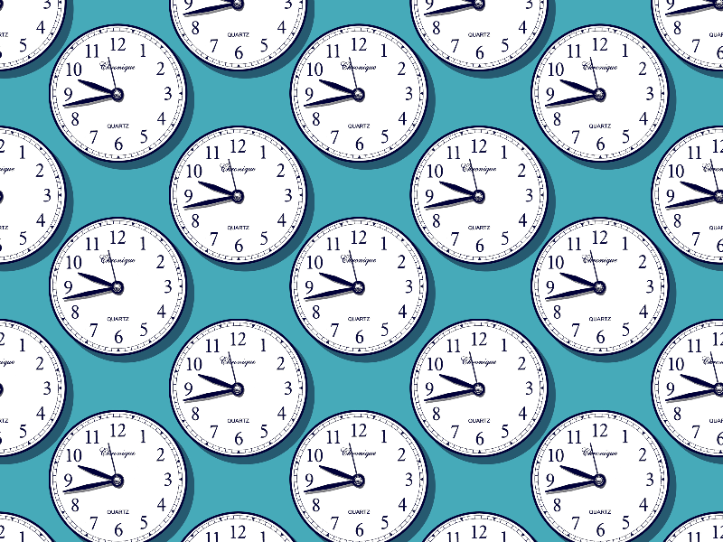 Clock Pattern Background