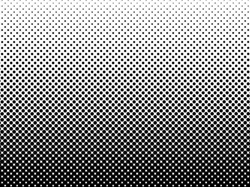 Dotted Halftone Black And White Background