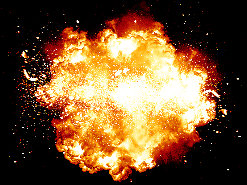 Explosion Blast Background For Photoshop Free