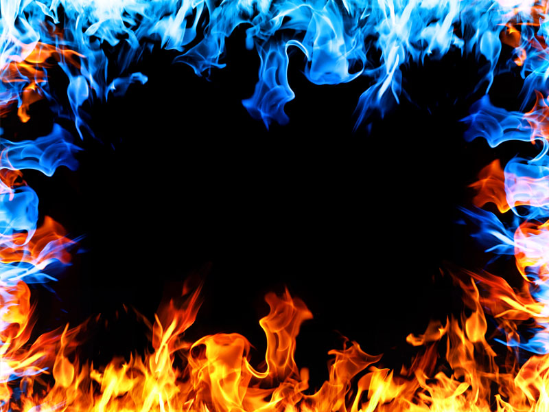 Fire Flames Frame Free Background (Fire-And-Smoke) | Textures for Photoshop