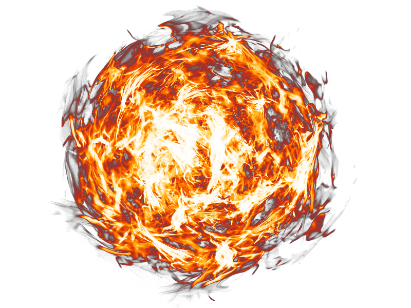 Fireball PNG Transparent Background