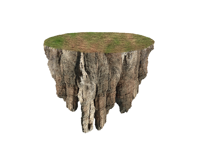 Floating Island PNG Image Free